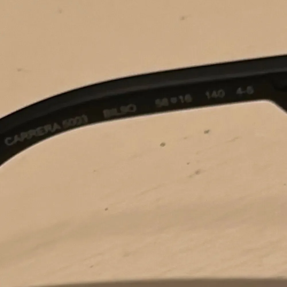 Carrera Sunglasses 5003 Unisex Black Plastic Frame & Gray Lenses Oversized NEW